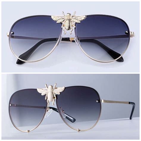 gucci sunglasses with bee logo|authentic gucci sunglasses unisex.